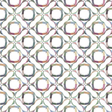 Geometrik şekilli kusursuz desen çizimi