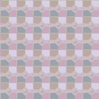 Geometrik şekilli kusursuz desen vektör çizimi