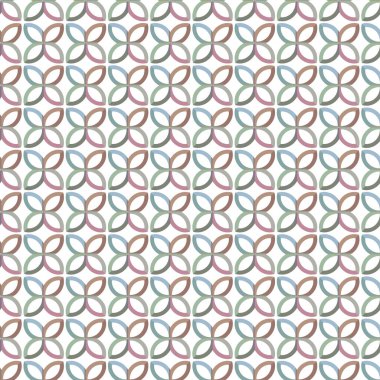 Geometrik şekilli kusursuz desen çizimi