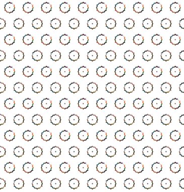 Geometrik şekilli kusursuz desen vektör çizimi