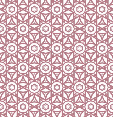 Geometrik şekilli kusursuz desen vektör çizimi