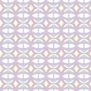 Geometrik şekilli kusursuz desen vektör çizimi