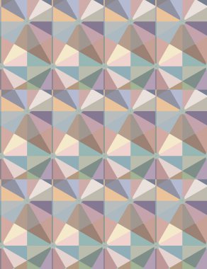 Geometrik şekilli kusursuz desen vektör çizimi