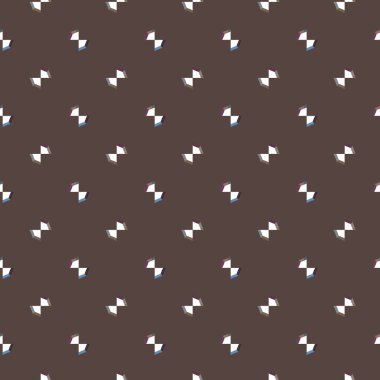 Geometrik şekilli kusursuz desen vektör çizimi