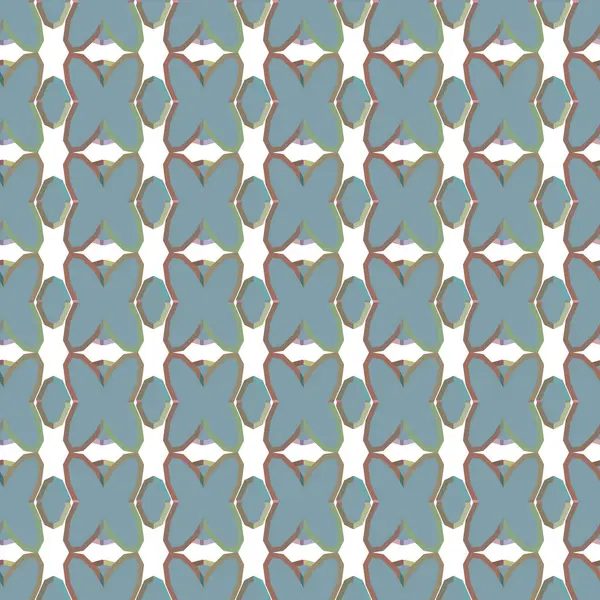 Motif Sans Couture Avec Des Formes Géométriques Illustration Vectorielle — Image vectorielle