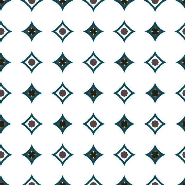 Seamless Pattern Geometric Shapes Vector Illustration — Stock Vector