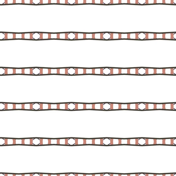 Nahtlose Muster Mit Geometrischen Formen Vektorillustration — Stockvektor