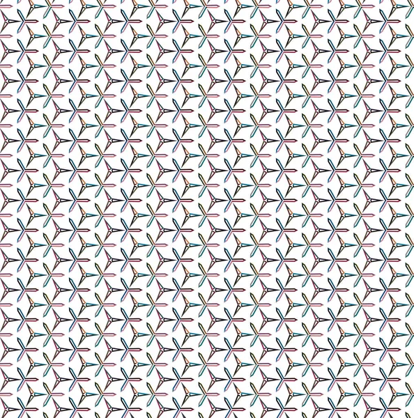 Nahtlose Muster Mit Geometrischen Formen Vektorillustration — Stockvektor