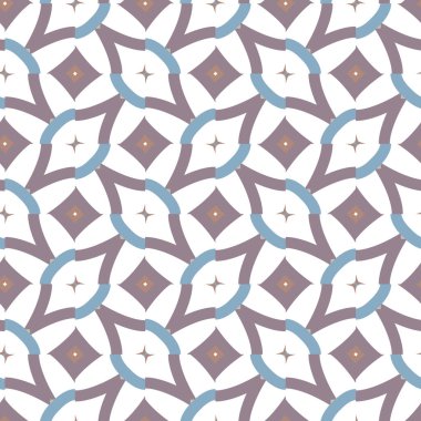 Geometrik şekilli kusursuz desen vektör çizimi