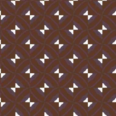 Geometrik şekilli kusursuz desen vektör çizimi