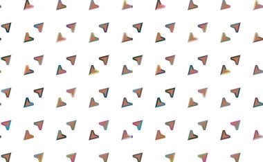 Geometrik şekilli kusursuz desen vektör çizimi