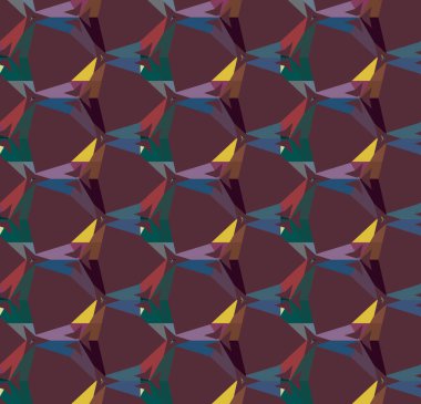 Geometrik şekilli kusursuz desen çizimi