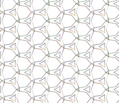 Geometrik şekilli kusursuz desen vektör çizimi