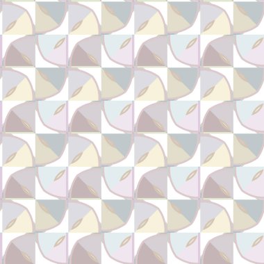 Geometrik şekilli kusursuz desen vektör çizimi