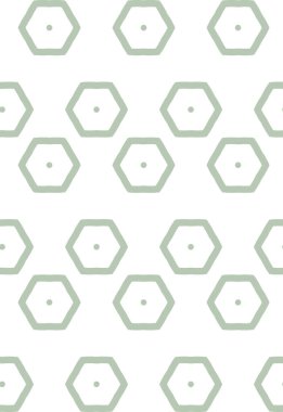 Geometrik şekilli kusursuz desen çizimi