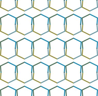 Geometrik şekilli kusursuz desen vektör çizimi