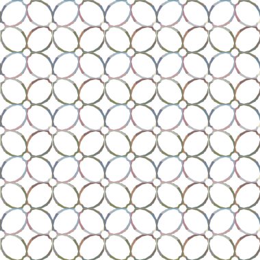 Geometrik şekilli kusursuz desen vektör çizimi