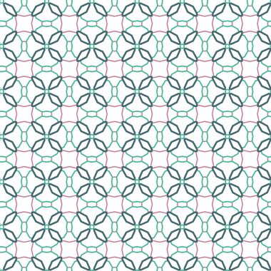 Geometrik şekilli kusursuz desen çizimi