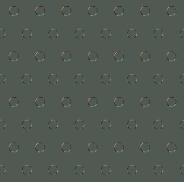 Geometrik şekilli kusursuz desen çizimi