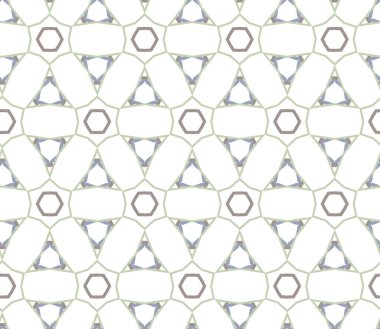 Geometrik şekilli kusursuz desen çizimi