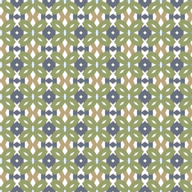 Geometrik şekilli kusursuz desen çizimi