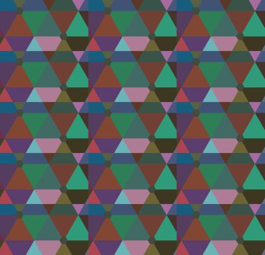 Geometrik şekilli kusursuz desen çizimi