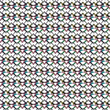 Geometrik şekilli kusursuz desen çizimi
