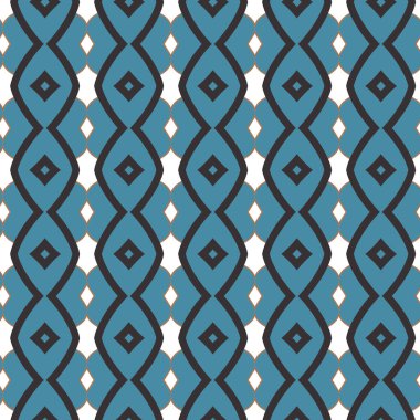 Geometrik şekilli kusursuz desen çizimi