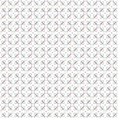 Geometrik şekilli kusursuz desen çizimi