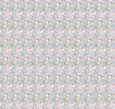 Geometrik şekilli kusursuz desen çizimi