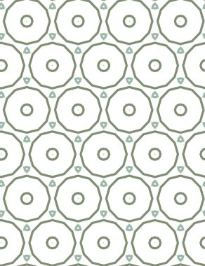 Geometrik şekilli kusursuz desen çizimi