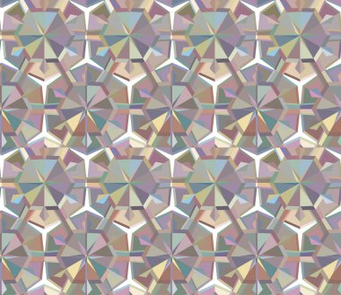 Geometrik şekilli kusursuz desen çizimi