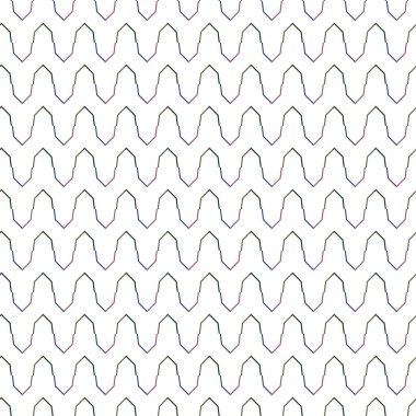 Geometrik şekilli kusursuz desen çizimi