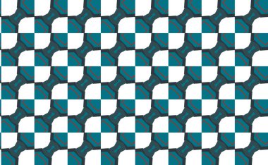 Geometrik şekilli kusursuz desen çizimi