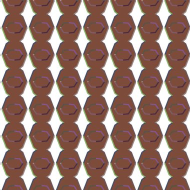 Geometrik şekilli kusursuz desen çizimi