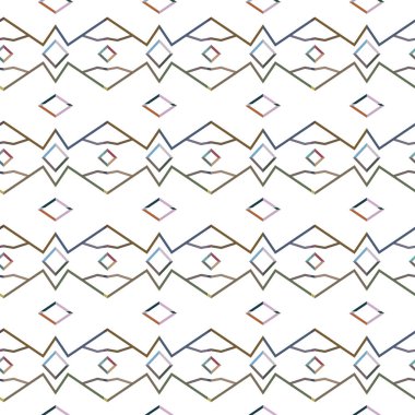 Geometrik şekilli kusursuz desen çizimi