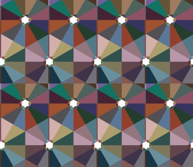 Geometrik şekilli kusursuz desen çizimi