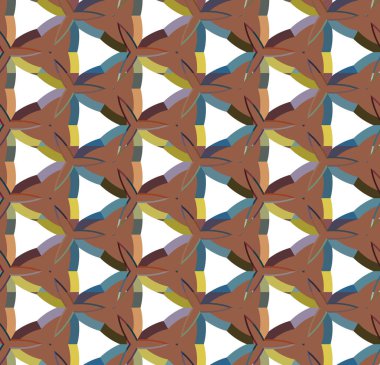 Geometrik şekilli kusursuz desen çizimi