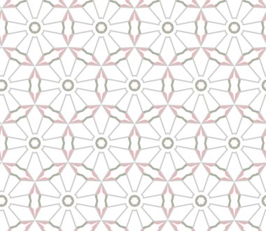 Geometrik şekilli kusursuz desen çizimi