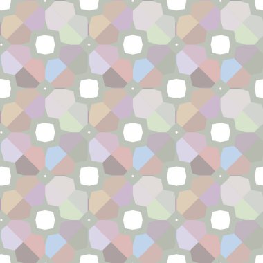 Geometrik şekilli kusursuz desen çizimi