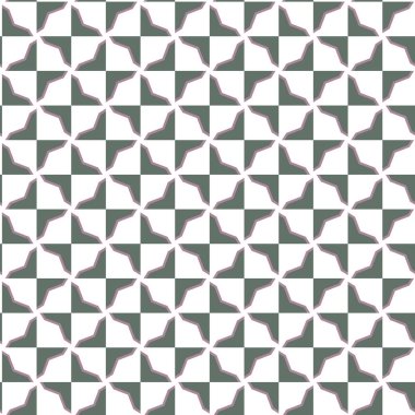 Geometrik şekilli kusursuz desen çizimi