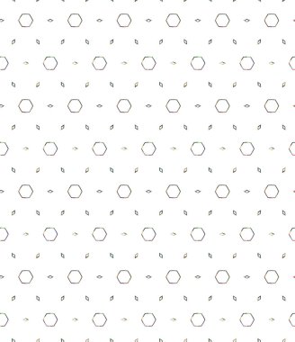 Geometrik şekilli kusursuz desen çizimi