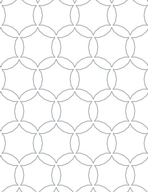 Geometrik şekilli kusursuz desen çizimi