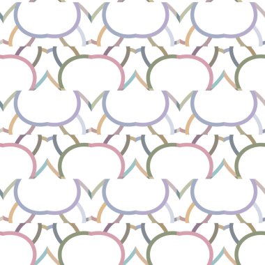 Geometrik şekilli kusursuz desen çizimi