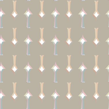 Geometrik şekilli kusursuz desen çizimi