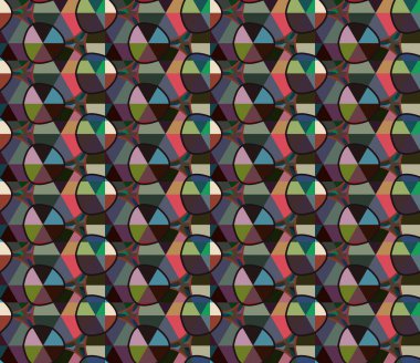 Geometrik şekilli kusursuz desen çizimi