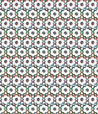 Geometrik şekilli kusursuz desen çizimi