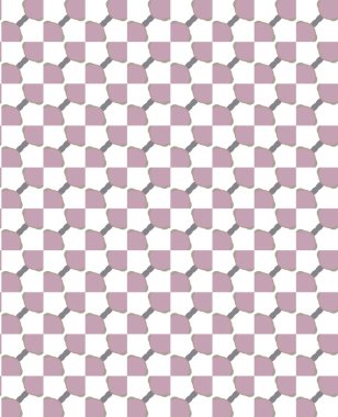 Geometrik şekilli kusursuz desen çizimi