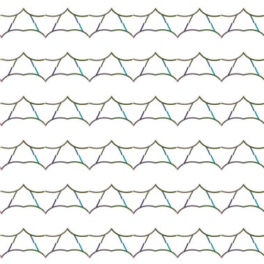 Geometrik şekilli kusursuz desen çizimi