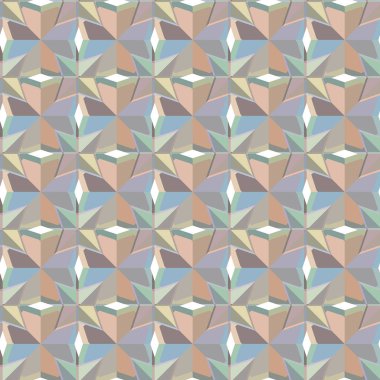 Geometrik şekilli kusursuz desen çizimi